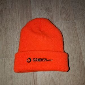 Gander Mountain 3M Thinsulate 40gram Embroidered Blaze Orange Cuffed Knit Beanie
